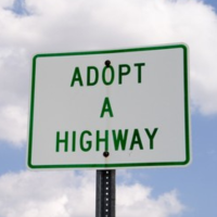 Adopt-a-Hwy Clean-up