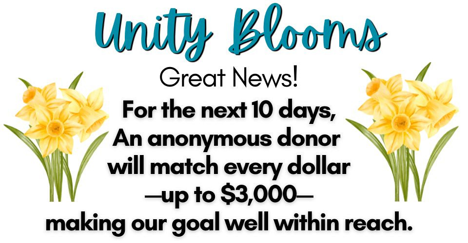 Unity Blooms Fundraiser